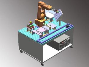 Sistema de capacitación básico con robot industrial
